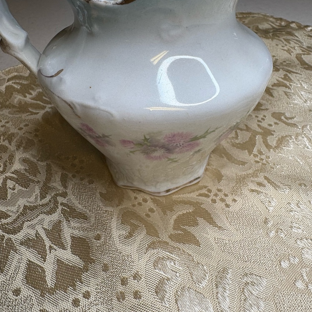 Antique Porcelain Small Cream Pitcher - Picture 2 of 8
